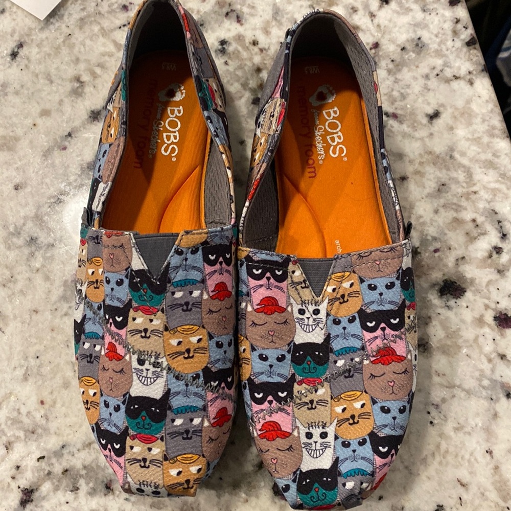 Bobs for Cats/Skechers memory foam slip- on flats